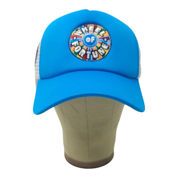 Wheel Of Fortune Mesh Snapback Cap Trucker Foam Embroidered Logo Baseball Hat - Picture 9 of 13